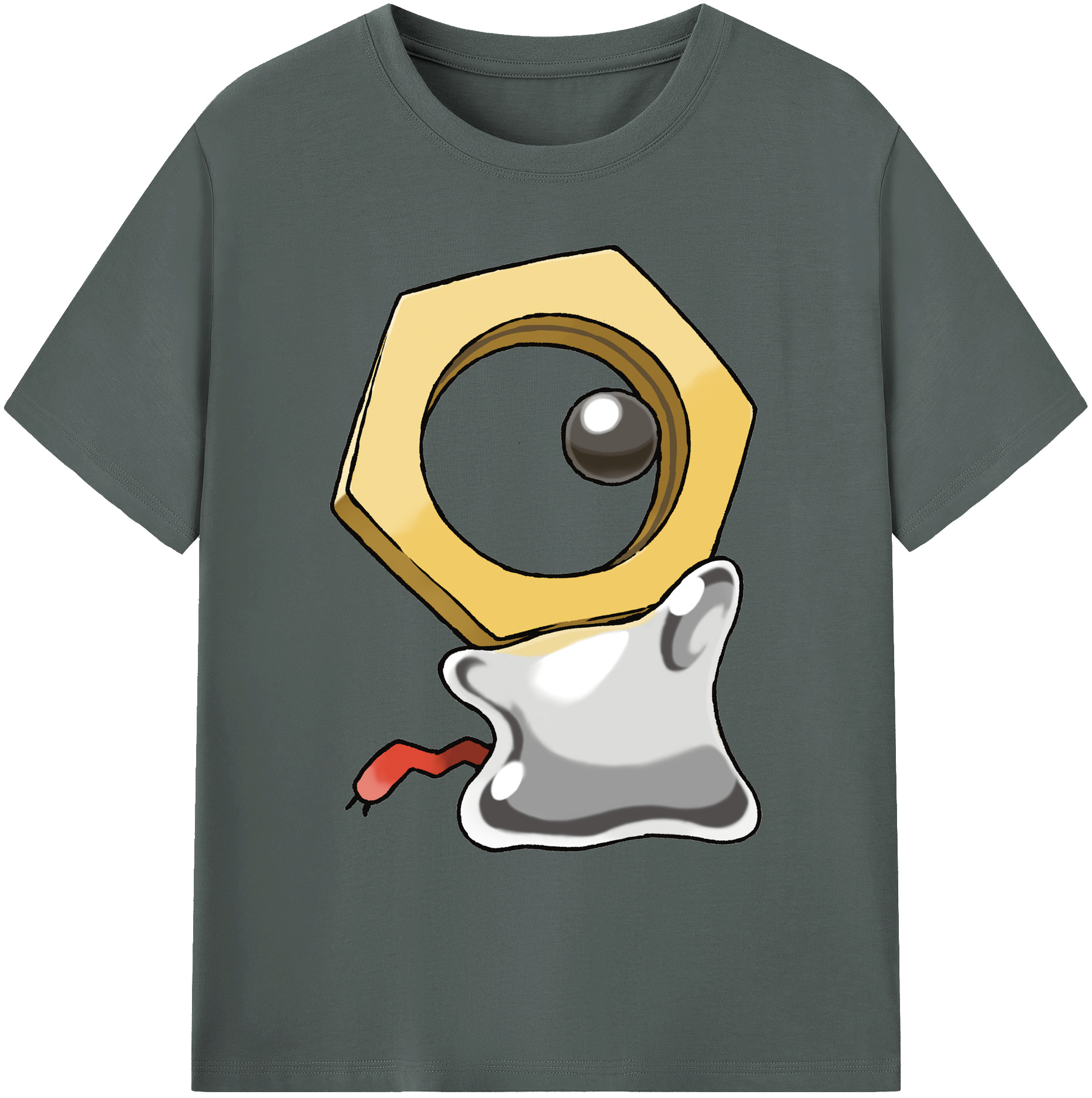 （画像用） ポケットモンスター Pokémon 綿100％ メンズ半袖Tシャツ｜肌触りやわらか＆通気性